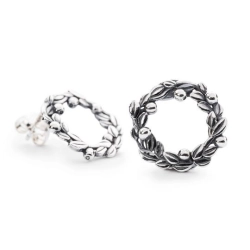 Trollbeads Ritired Orecchini Bacche di Mirtillo, Piccoli