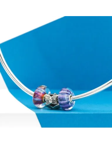 Trollbeads Ritired Strisce Indaco | Agold