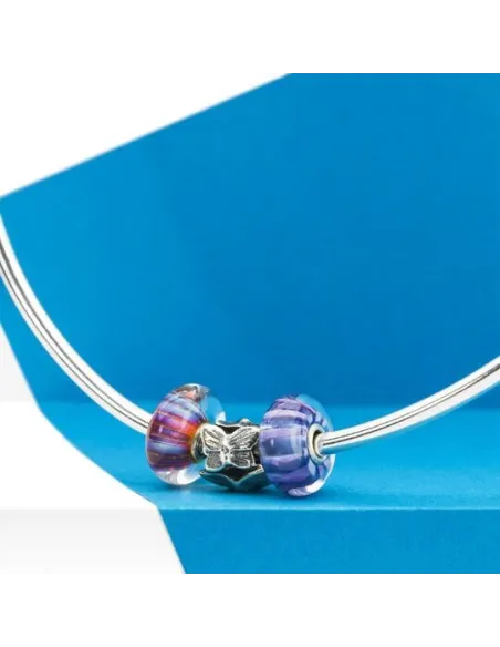 Trollbeads Ritired Strisce Indaco | Agold