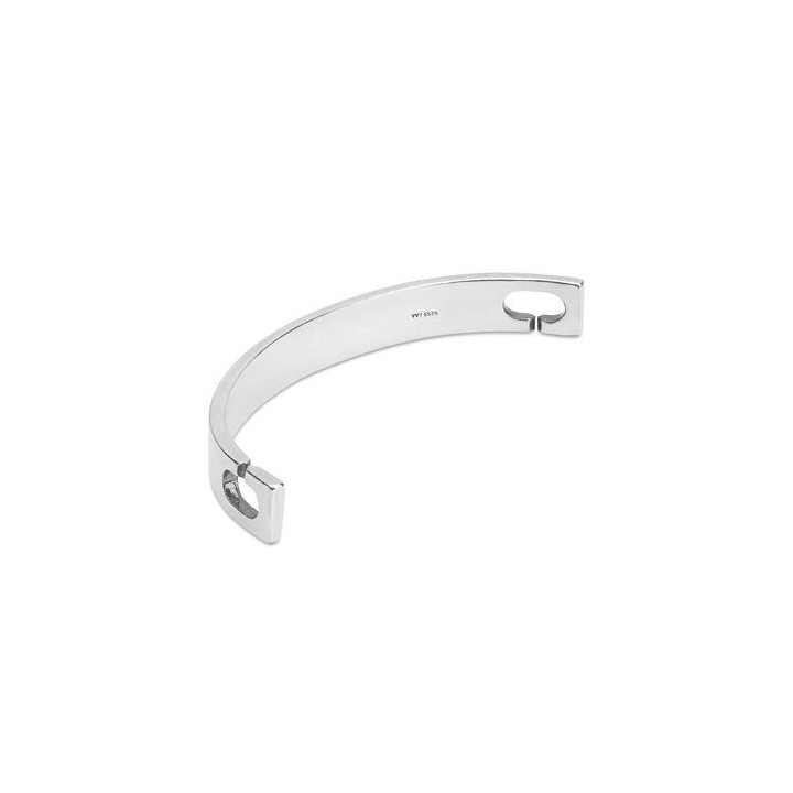 X Jewellery Bangle Small - Argento