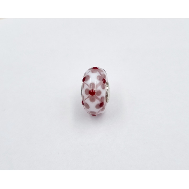 Trollbeads Unico Fiori Rosa Rosso Bianco