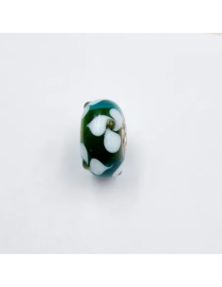 Trollbeads Unico Fiori Verde Turchese Bianco | Agold