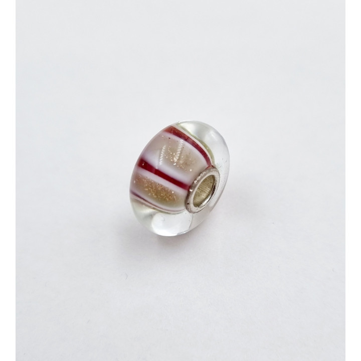Trollbeads Unico Rosso Bianco Oro