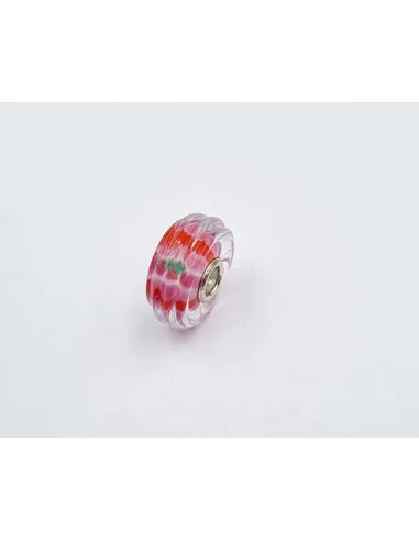 Trollbeads Unico Fiori Rosa Rosso Verde