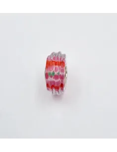 Trollbeads Unico Fiori Rosa Rosso Verde
