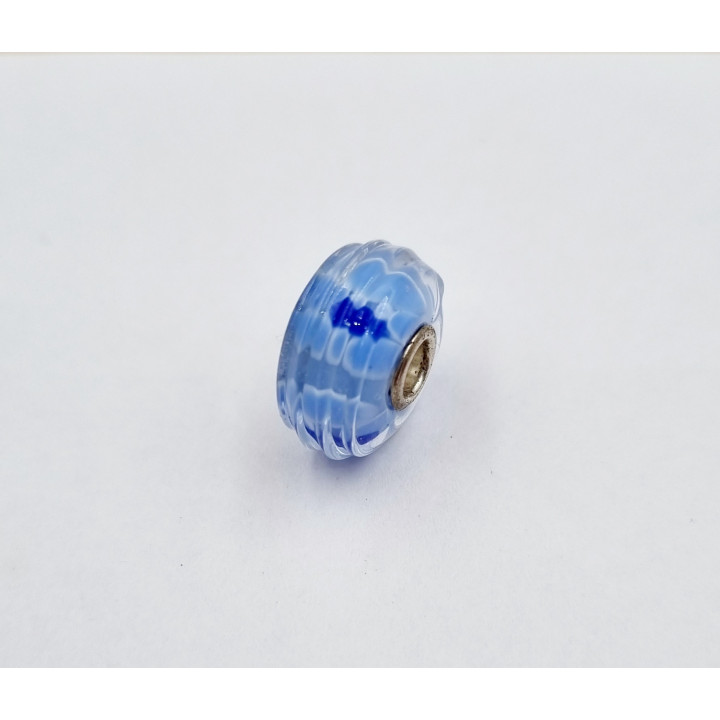 Trollbeads Unico Fiori Azzurro Blu
