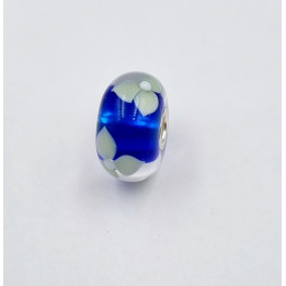 Trollbeads Unico Fiori Blu Bianco Verde Acqua