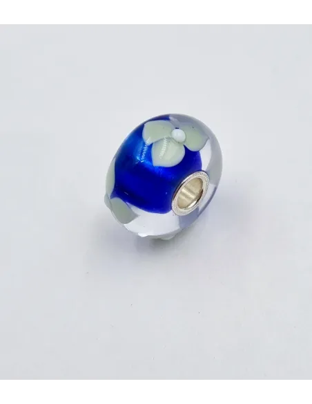 Trollbeads Unico Fiori Blu Bianco Verde Acqua | Agold