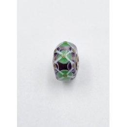 Trollbeads Unico Viola Bianco Verde Oro