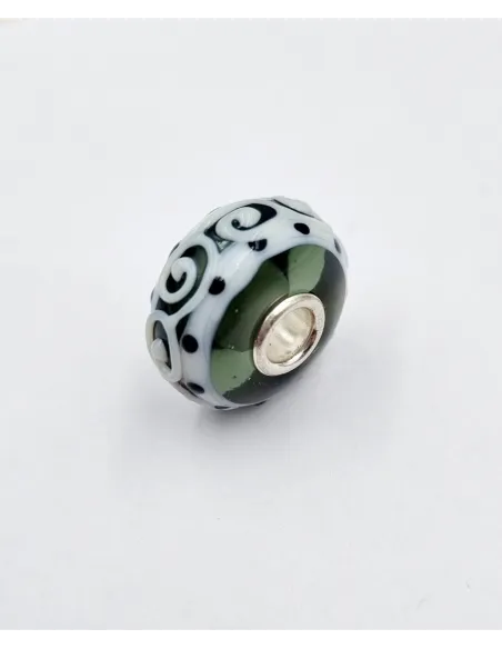 Trollbeads Unico Ornament Bianco Grigio | Agold