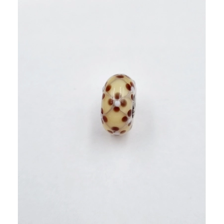 Trollbeads Unico Fiori Beige Marrone Bianco | Agold