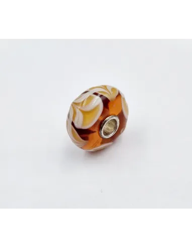 Trollbeads Unico Mongolfiera Marrone Bianco Giallo | Agold