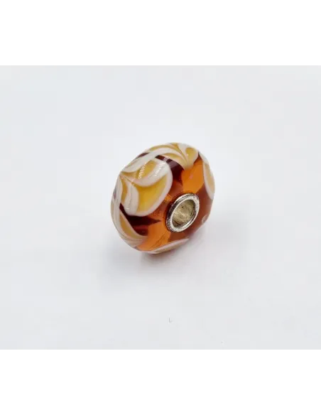 Trollbeads Unico Mongolfiera Marrone Bianco Giallo | Agold