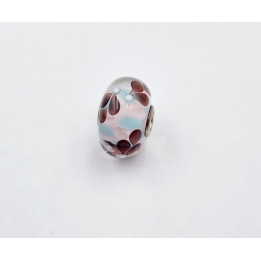 Trollbeads Unico Foglia Amaranto Bianco Rosa Azzurro