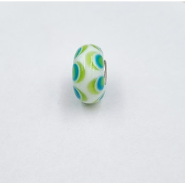 Trollbeads Unico Crema Verde Turchese