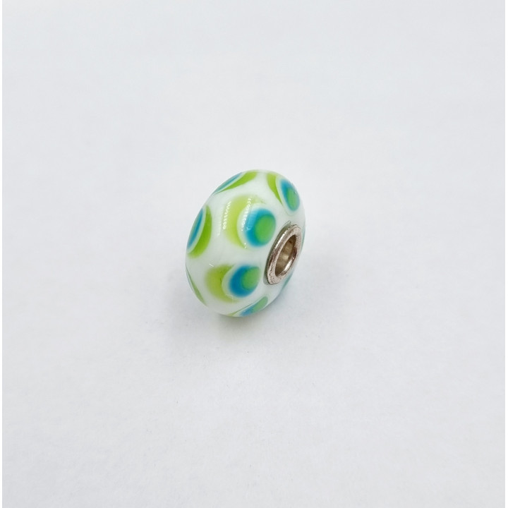 Trollbeads Unico Crema Verde Turchese