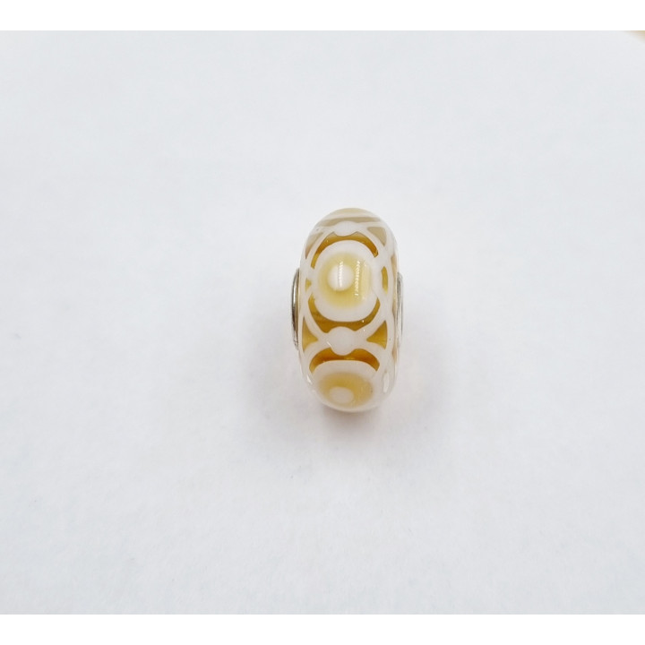 Trollbeads Unico Ambra Bianco Giallo