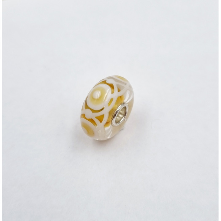 Trollbeads Unico Ambra Bianco Giallo