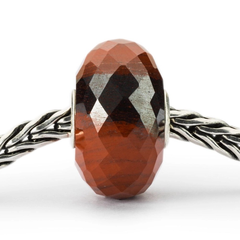Trollbeads Limited Edition Calcedonio Rosso con Ematite | Agold