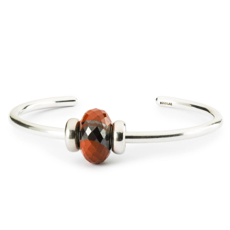 Trollbeads Limited Edition Calcedonio Rosso con Ematite | Agold