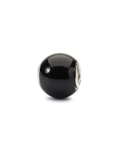 Trollbeads Onice Nero Rotondo
