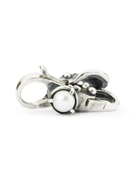 Trollbeads Chiusura Corolla con Perla