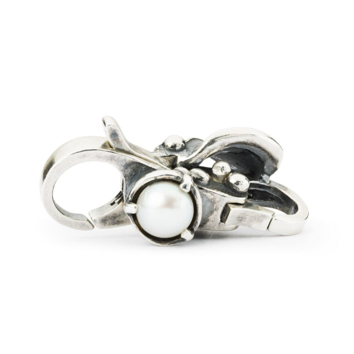 Trollbeads Ritired Chiusura Corolla con Perla