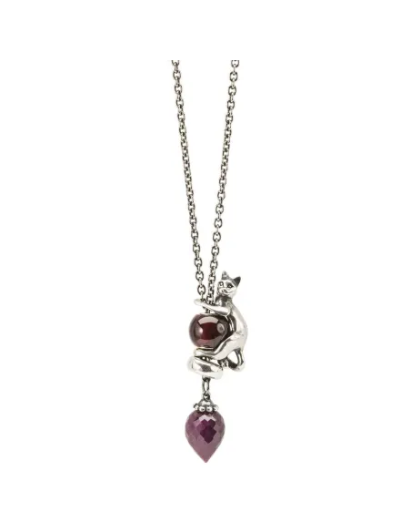 Trollbeads Collana Fantasia con Rubino