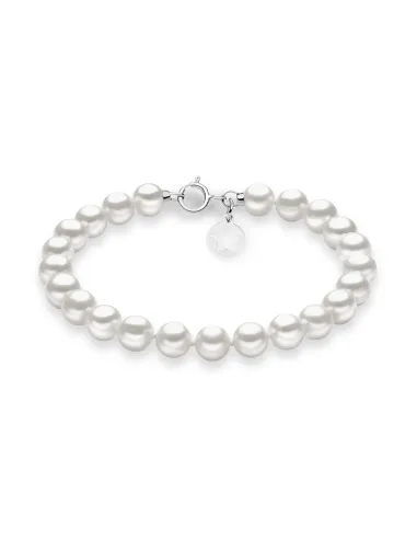 Bracciale Comete Oro Bianco e Perle