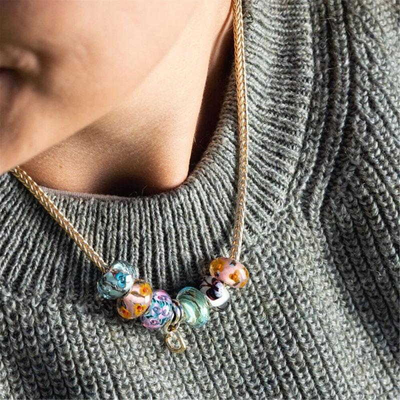 Trollbeads Viole del Pensiero | Agold