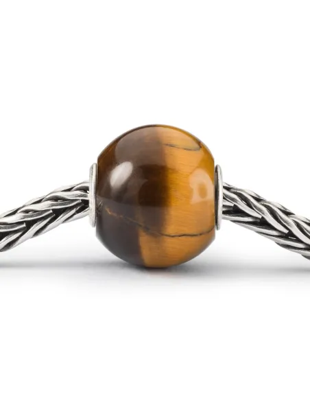 Trollbeads Occhio di Tigre Rotondo Grande