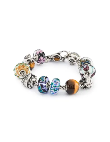 Trollbeads Occhio di Tigre Rotondo Grande