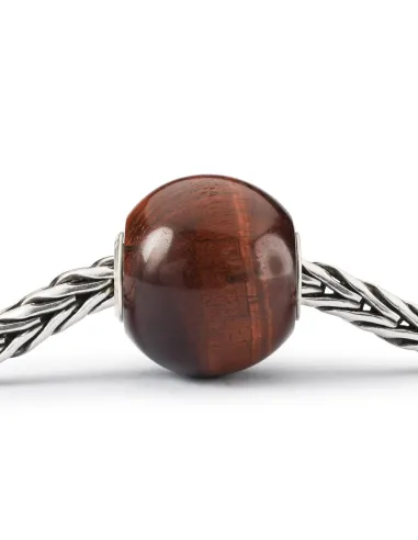 Trollbeads Occhio di Tigre Rosso Rotondo Grande | Agold