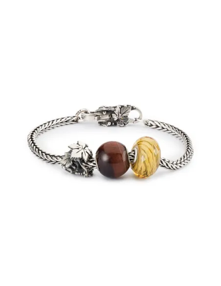 Trollbeads Occhio di Tigre Rosso Rotondo Grande | Agold