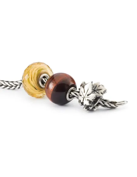 Trollbeads Occhio di Tigre Rosso Rotondo Grande | Agold