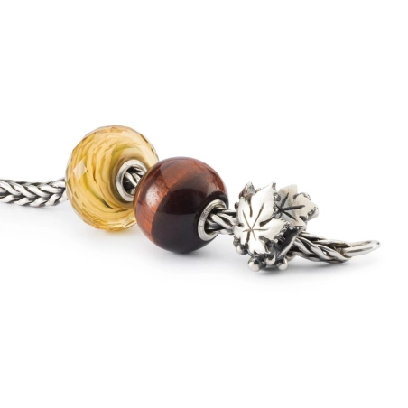 Trollbeads Occhio di Tigre Rosso Rotondo Grande | Agold