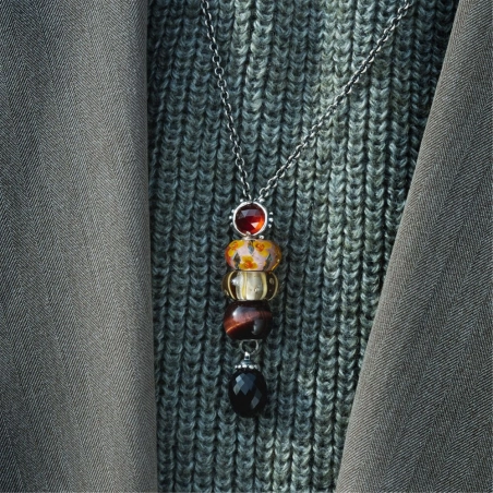 Trollbeads Occhio di Tigre Rosso Rotondo Grande | Agold