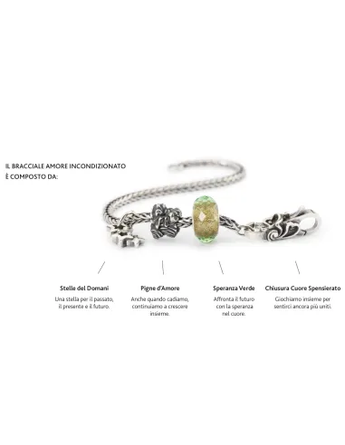 Trollbeads Limited Edition Bracciale Amore Incondizionato