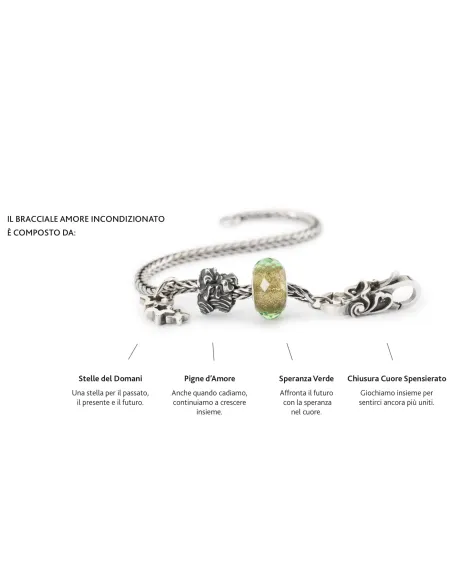Trollbeads Limited Edition Bracciale Amore Incondizionato