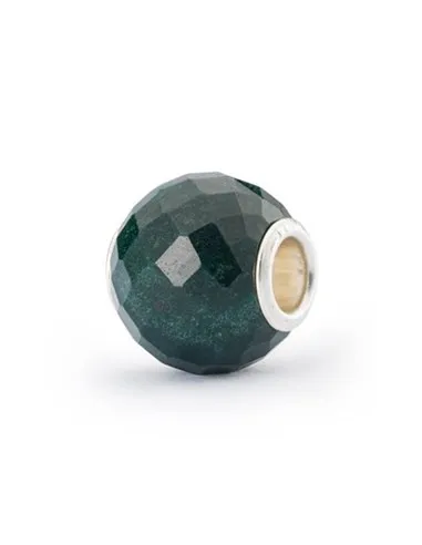 Trollbeads Calcedonio Verde Rotondo Sfaccettato | Agold