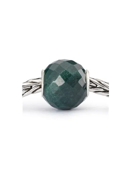 Trollbeads Calcedonio Verde Rotondo Sfaccettato | Agold