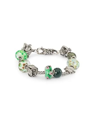 Trollbeads Calcedonio Verde Rotondo Sfaccettato | Agold