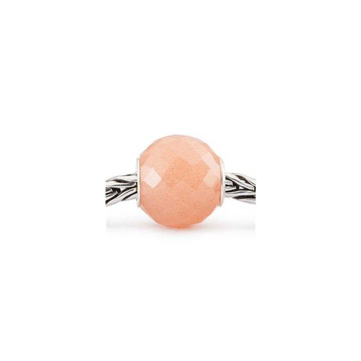 Trollbeads Pietra di Luna Rotonda Sfaccetata
