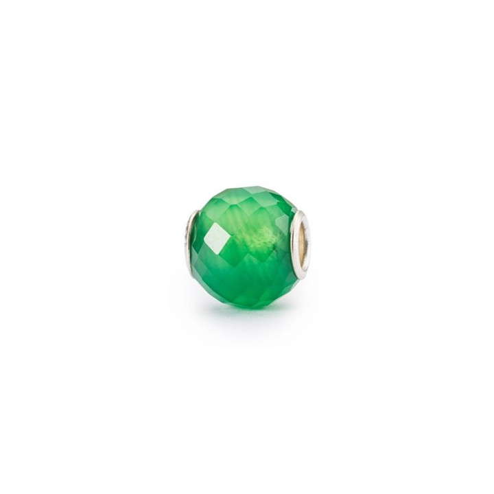 Trollbeads Onice Verde Rotondo Sfaccettato