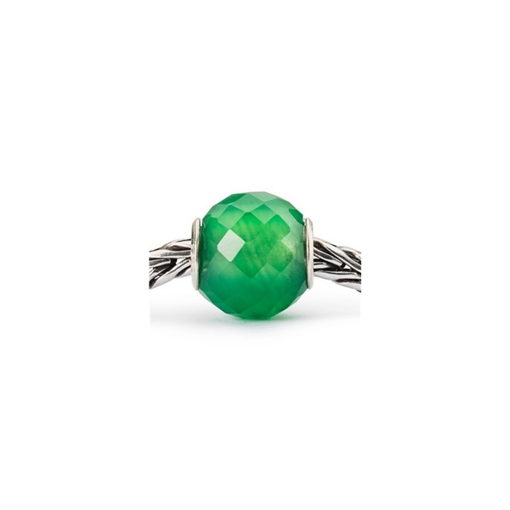 Trollbeads Onice Verde Rotondo Sfaccettato
