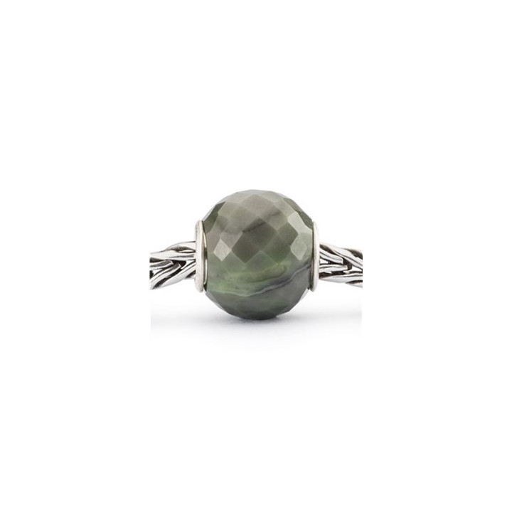 Trollbeads Calcite Verde Rotonda Sfaccettata