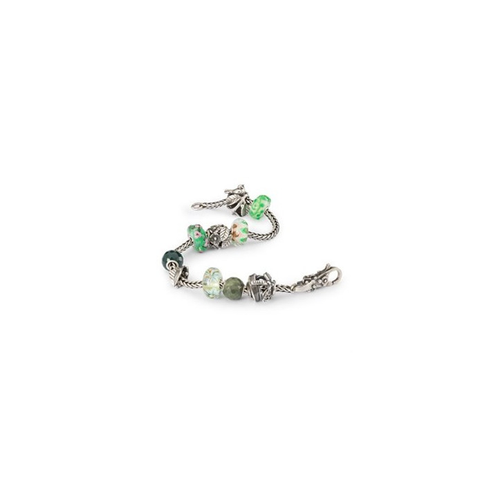 Trollbeads Calcite Verde Rotonda Sfaccettata