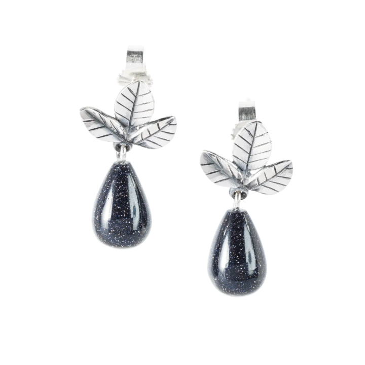 Trollbeads Orecchini Foglie della Forza