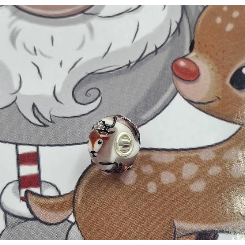 Trollbeads Unique Christmas Renna Armadillo | Agold