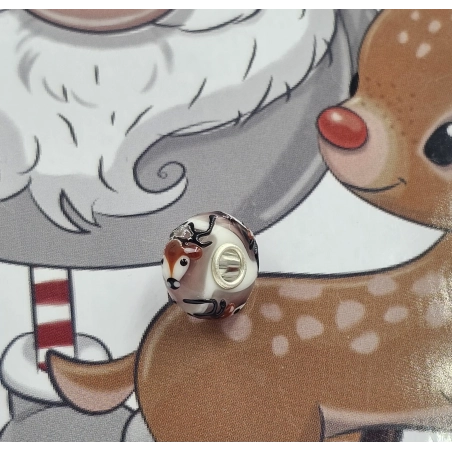 Trollbeads Unique Christmas Renna Armadillo | Agold